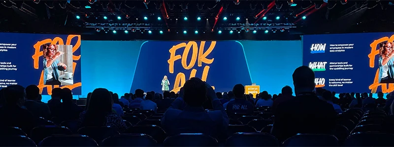 Alteryx keynote presentation at its annual conference.