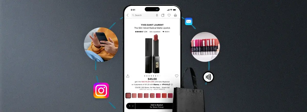 The customer experience of J.P. Morgan's partnership with Sephora.